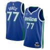 Canotte Uomo Dallas Mavericks Luka Doncic 77 Nike 2022-23 City Edition Blu Swingman